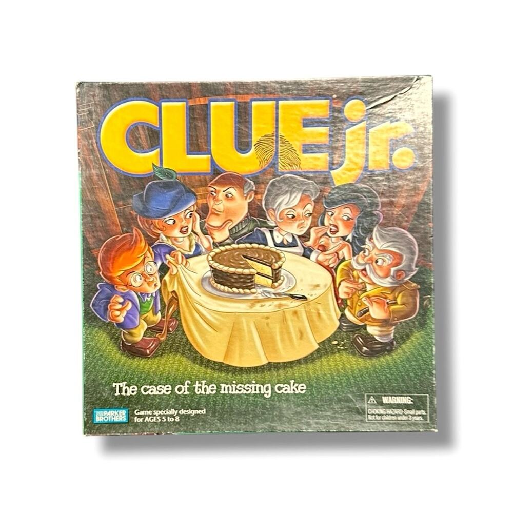 2003 Hasbro Clue Jr. Board Game - The Case of the Missing Cake